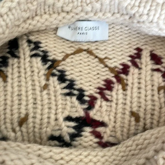 Academia Rumère Classe, 100% Wool Soft Chunky Knit From Japan Cottage Cozy - M - Picture 12 of 14